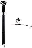 Msc Bikes Lev Carbon Tija telescópica, Negro, 31.6 x 500 x 175 mm