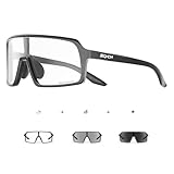 SCVCN Gafas de ciclismo fotocromáticas para hombre y mujer, gafas de sol deportivas transparentes para bicicleta de carreras, montura TR90, rápidas con protección UV400