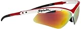 Spiuk Ventix - Gafas de ciclismo unisex, color blanco / rojo