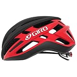 Giro Agilis casco de carretera – MIPS – In-Mold – ajuste regulable – buena ventilación – Matte Black/Red, talla: M