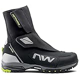Northwave Zapatos de Ciclismo de Invierno Himalaya Negro Repelente al Agua, Tamaño:gr. 47