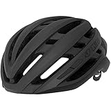 Giro Agilis Casco de Carretera – MIPS – In-Mold – Carcasa de EPS – Ajuste Regulable – Buena ventilación – para Todas Las Carreteras – Matte Black, Talla: L