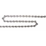 Shimano CN-HG701-11 HG-X11 Cadena para bicicleta, 11 velocidades, Plata, 116L