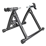 Ffion Bicicleta Soporte De Ejercicio, Bicicleta Entrenador Stand Reducción De Ruido A Caballo De Interior Adecuado para Ruedas de 26-28 Pulgadas