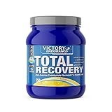 VICTORY ENDURANCE Total Recovery (750g) Sabor Banana, Preparado Bebida Post-Entreno de Carbohidratos Electrolitos y Proteínas, Con BCAA 2:1:1, 12 Vitaminas y 9 Minerales, Recuperación Rápida