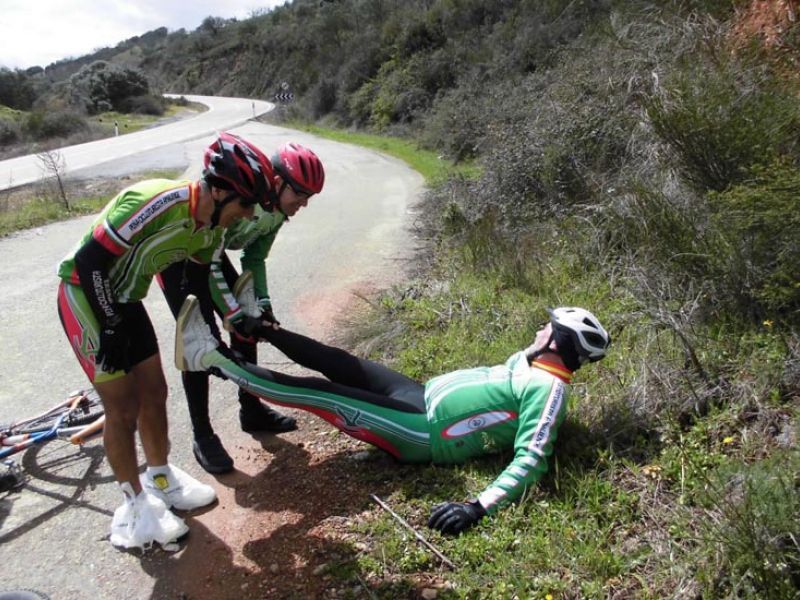 Calambres ciclismo