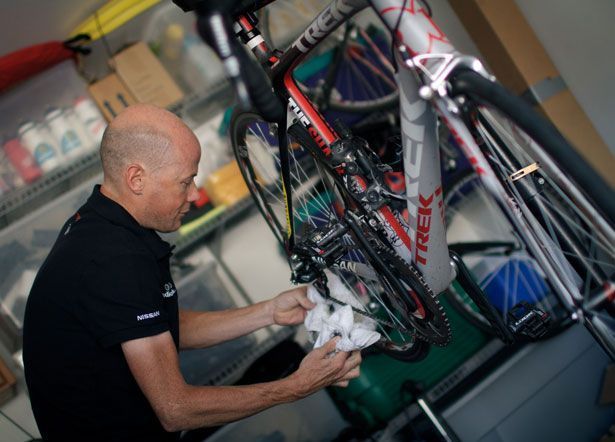 Limpiar bici de carretera